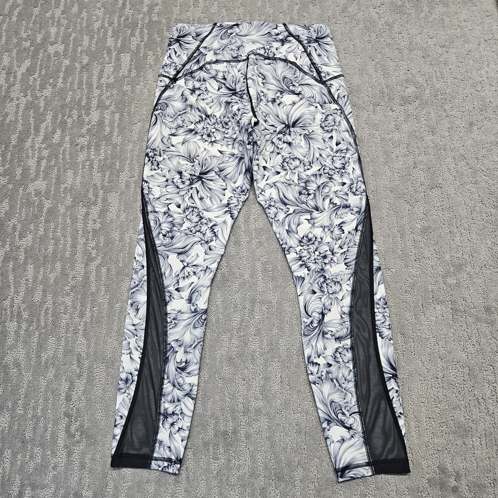 Lululemon Womens Train Times 7/8 Light Garden Floral Legging‎ Pants size 8 - Picture 9 of 11